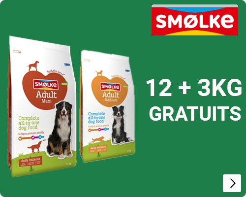 Smolke Bonusbags 12+3kg gratis DOG